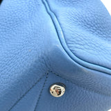 エルメス HERMES ヴィクトリア35 □R刻 ブルーパラダイス SV金具 トリヨン レディース ハンドバッグ