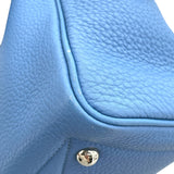 エルメス HERMES ヴィクトリア35 □R刻 ブルーパラダイス SV金具 トリヨン レディース ハンドバッグ