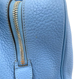 エルメス HERMES ヴィクトリア35 □R刻 ブルーパラダイス SV金具 トリヨン レディース ハンドバッグ