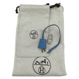 エルメス HERMES ヴィクトリア35 □R刻 ブルーパラダイス SV金具 トリヨン レディース ハンドバッグ