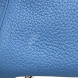 エルメス HERMES ヴィクトリア35 □R刻 ブルーパラダイス SV金具 トリヨン レディース ハンドバッグ