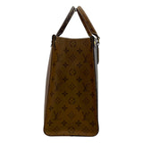 ルイ・ヴィトン LOUIS VUITTON オンザゴー MM M45321 ブラウン ジャイアント レディース トートバッグ