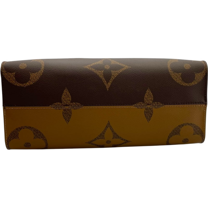 ルイ・ヴィトン LOUIS VUITTON オンザゴー MM M45321 ブラウン ジャイアント レディース トートバッグ