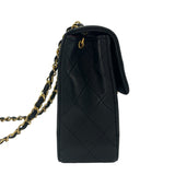 シャネル CHANEL ミニマトラッセ20 A01163 1番台 ブラック GD金具 ラム レディース ショルダーバッグ