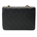 シャネル CHANEL ミニマトラッセ20 A01163 1番台 ブラック GD金具 ラム レディース ショルダーバッグ