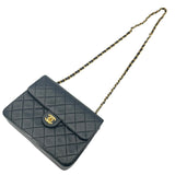 シャネル CHANEL ミニマトラッセ20 A01163 1番台 ブラック GD金具 ラム レディース ショルダーバッグ