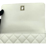シャネル CHANEL ココハンドルXS A92990 ホワイト GD金具 キャビアスキン レディース ハンドバッグ