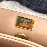 シャネル CHANEL ココハンドルXS A92990 ホワイト GD金具 キャビアスキン レディース ハンドバッグ