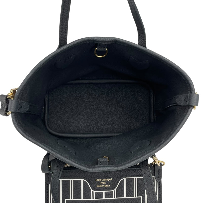 ルイ・ヴィトン LOUIS VUITTON ネヴァーフル･インサイドアウト BB M12099 ブラウンxブラック モノグラムキャンバス レディース トートバッグ