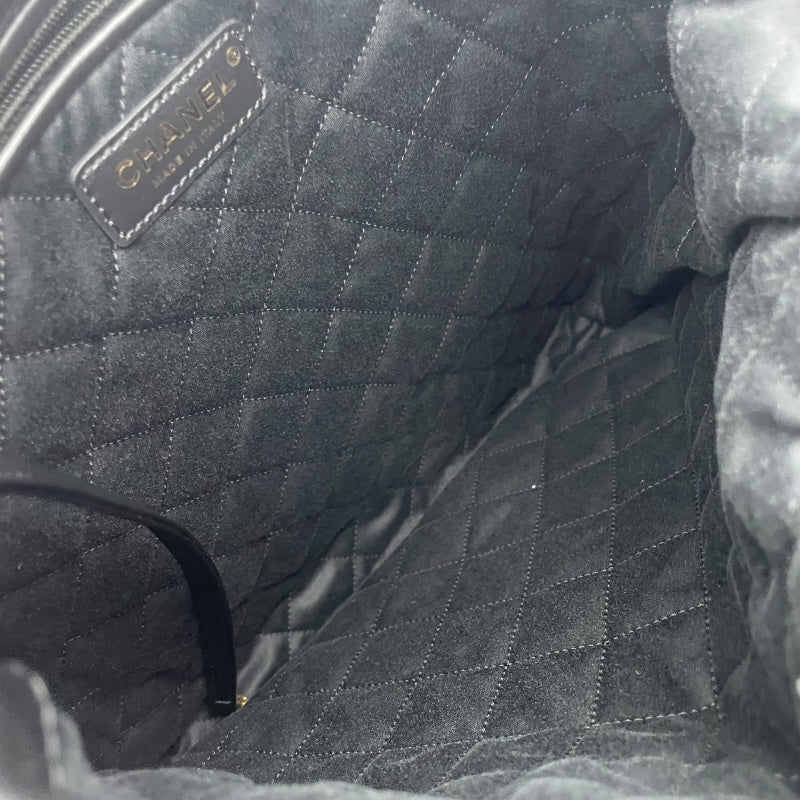 シャネル CHANEL CHANEL22 バックパック AS3859 ブラック シャイニーカーフスキン レディース リュック・デイパック