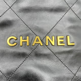 シャネル CHANEL CHANEL22 バックパック AS3859 ブラック シャイニーカーフスキン レディース リュック・デイパック