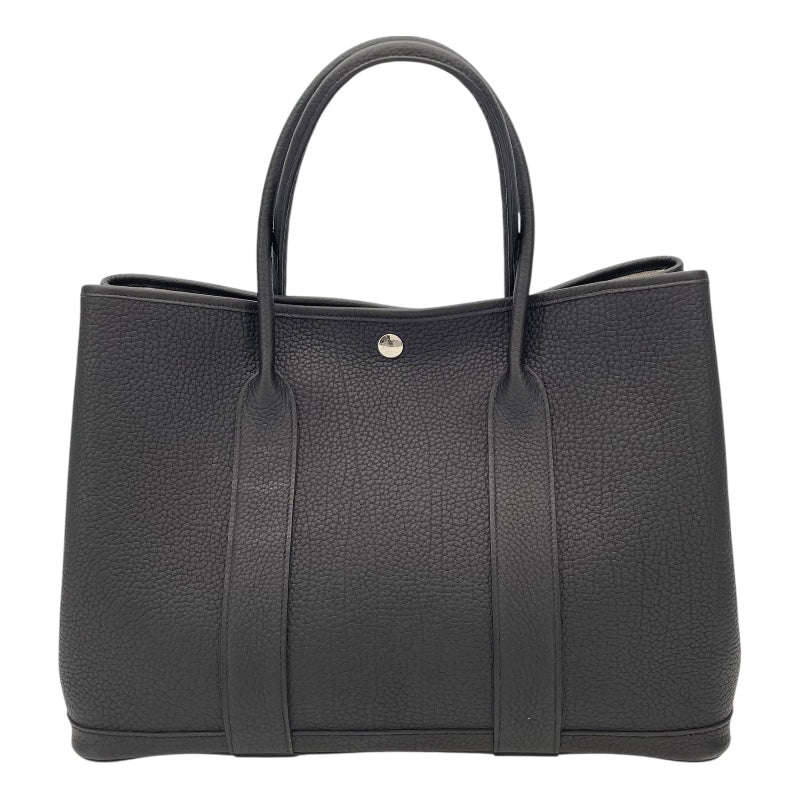 エルメス HERMES ガーデンパーティーPM W刻 ブラック SV金具 ネゴンダ レディース ハンドバッグ