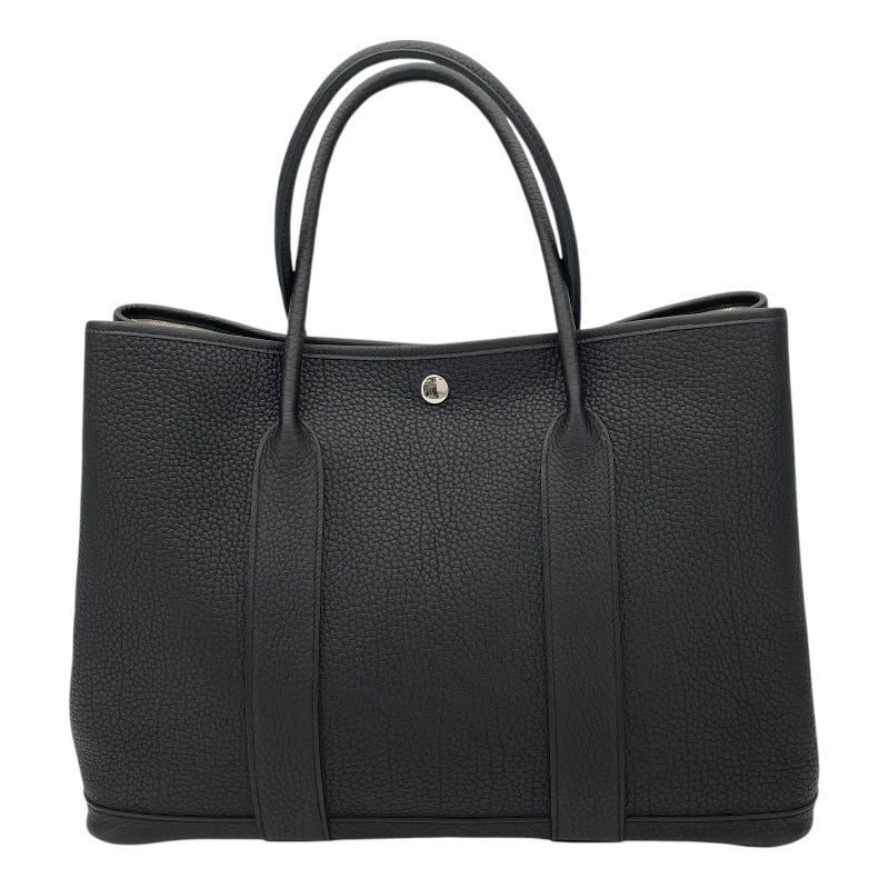 エルメス HERMES ガーデンパーティーPM W刻 ブラック SV金具 ネゴンダ レディース ハンドバッグ