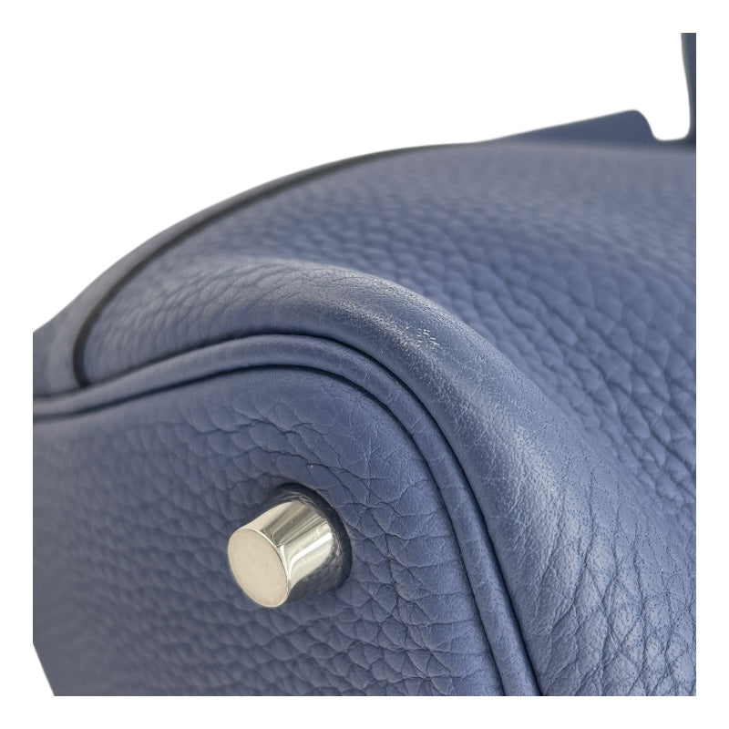 エルメス HERMES ピコタンロックPM U刻印　 ブルーブライトン SV金具 トリヨン レディース ハンドバッグ