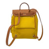 エルメス HERMES エールバッグジップアドPM Z刻 ライム ナチュラル SV金具 トワル ハンター レディース リュック・デイパック