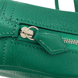 エルメス HERMES プリュム ミニ A刻 ヴェールヴェルティゴ SV金具 シェーブル レディース ハンドバッグ