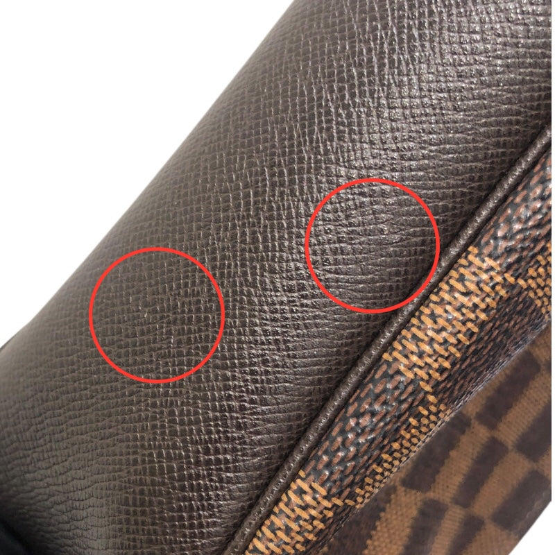 ルイ・ヴィトン LOUIS VUITTON トゥルースメイクアップ N51982 ブラウン ダミエキャンバス レディース ハンドバッグ