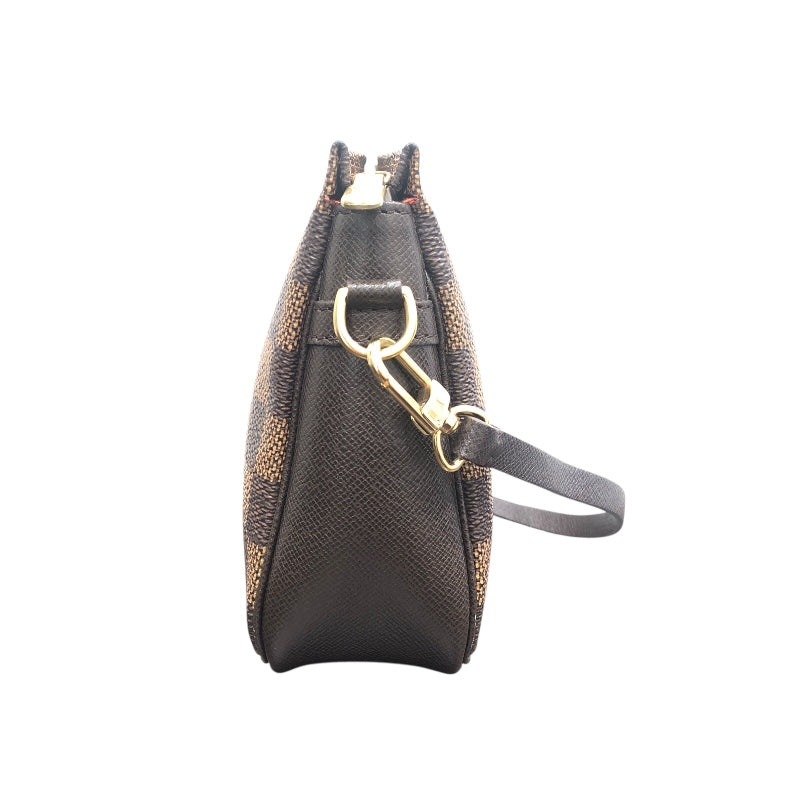 ルイ・ヴィトン LOUIS VUITTON トゥルースメイクアップ N51982 ブラウン ダミエキャンバス レディース ハンドバッグ
