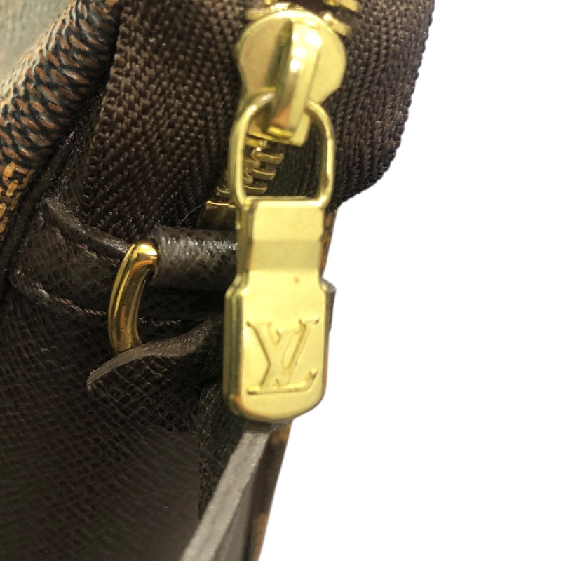 ルイ・ヴィトン LOUIS VUITTON トゥルースメイクアップ N51982 ブラウン ダミエキャンバス レディース ハンドバッグ