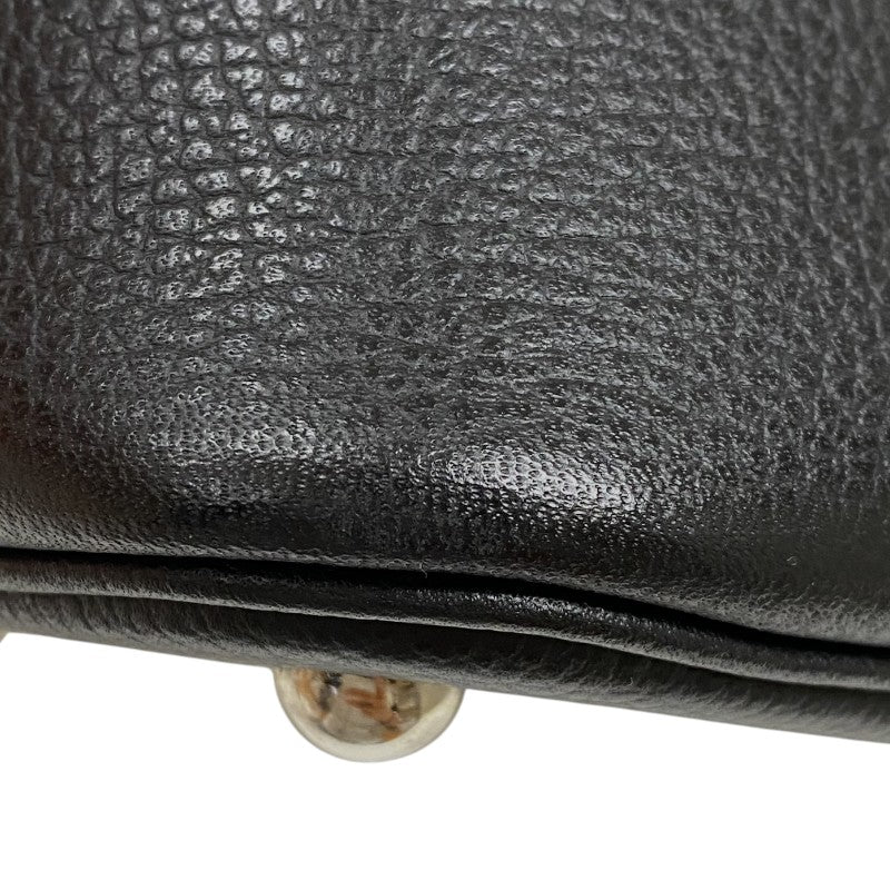 エルメス HERMES ボリード31 □J刻 ブラック シルバー金具 ヴァッシュリエージュ ユニセックス ハンドバッグ ショルダーバッグ