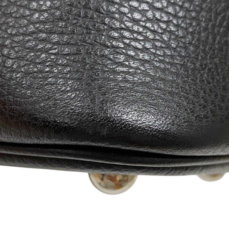 エルメス HERMES ボリード31 □J刻 ブラック シルバー金具 ヴァッシュリエージュ ユニセックス ハンドバッグ ショルダーバッグ