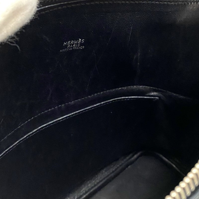 エルメス HERMES ボリード31 □J刻 ブラック シルバー金具 ヴァッシュリエージュ ユニセックス ハンドバッグ ショルダーバッグ