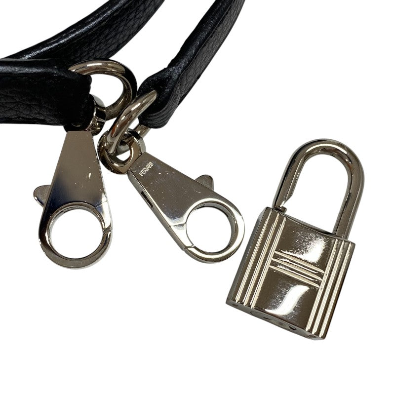 エルメス HERMES ボリード31 □J刻 ブラック シルバー金具 ヴァッシュリエージュ ユニセックス ハンドバッグ ショルダーバッグ