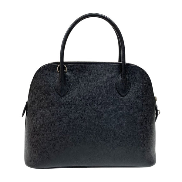 エルメス HERMES ボリード31 □J刻 ブラック シルバー金具 ヴァッシュリエージュ ユニセックス ハンドバッグ ショルダーバッグ