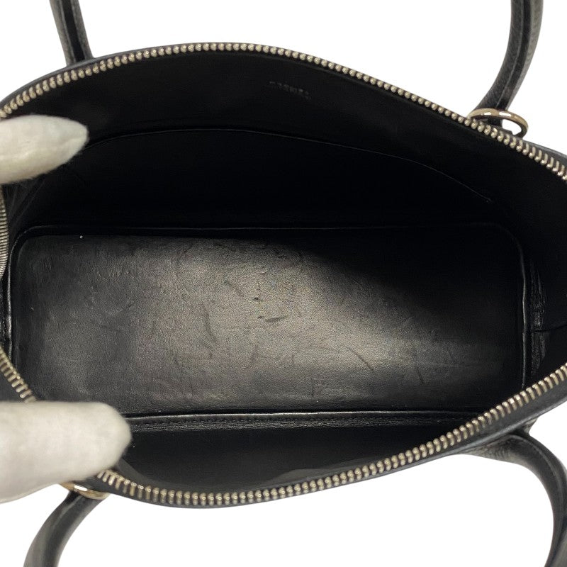 エルメス HERMES ボリード31 □J刻 ブラック シルバー金具 ヴァッシュリエージュ ユニセックス ハンドバッグ ショルダーバッグ
