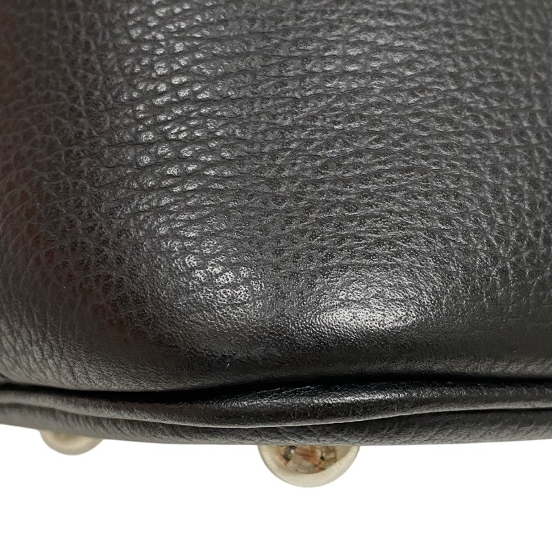 エルメス HERMES ボリード31 □J刻 ブラック シルバー金具 ヴァッシュリエージュ ユニセックス ハンドバッグ ショルダーバッグ