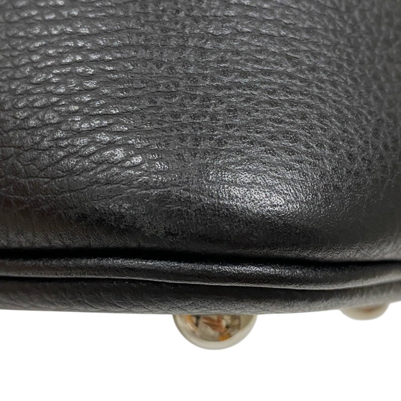 エルメス HERMES ボリード31 □J刻 ブラック シルバー金具 ヴァッシュリエージュ ユニセックス ハンドバッグ ショルダーバッグ