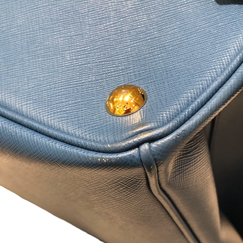 プラダ PRADA ガレリアトートバッグ BN1786 ブルー サフィアーノ レディース ハンドバッグ