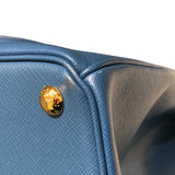 プラダ PRADA ガレリアトートバッグ BN1786 ブルー サフィアーノ レディース ハンドバッグ