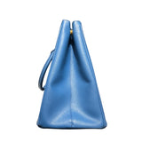 プラダ PRADA ガレリアトートバッグ BN1786 ブルー サフィアーノ レディース ハンドバッグ