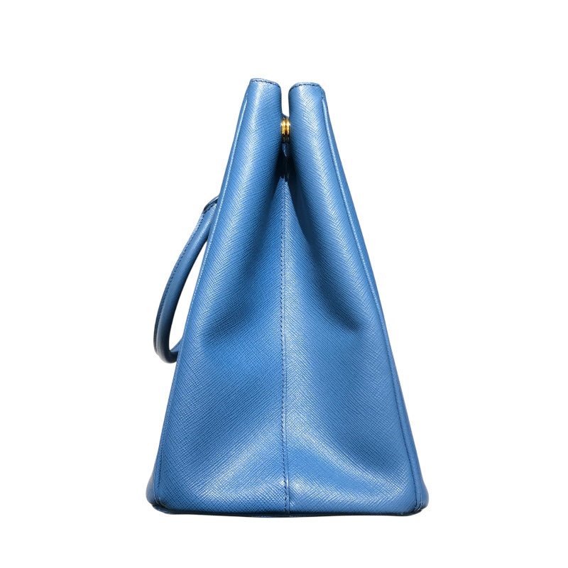 プラダ PRADA ガレリアトートバッグ BN1786 ブルー サフィアーノ レディース ハンドバッグ