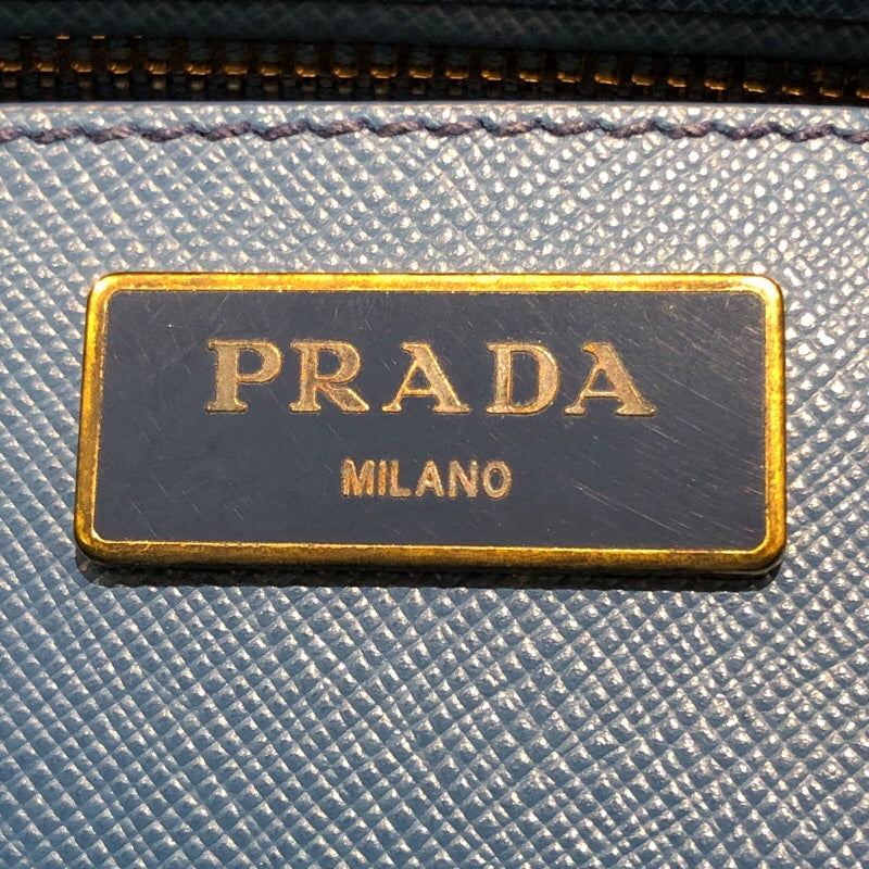 プラダ PRADA ガレリアトートバッグ BN1786 ブルー サフィアーノ レディース ハンドバッグ