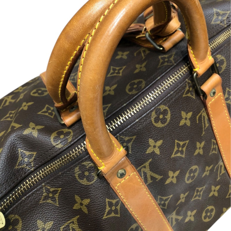 ルイ・ヴィトン LOUIS VUITTON キーポルバンドリエール45 M41418 ブラウン PVC/レザー ユニセックス ボストンバッグ
