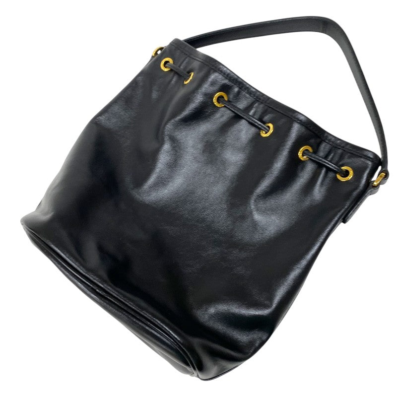 プラダ PRADA デュエット レザーバケットバッグ 1BH038 ブラック ゴールド金具 レディース ハンドバッグ ショルダーバッグ