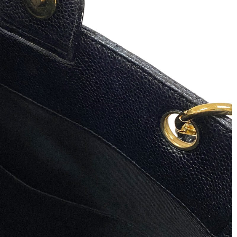 シャネル CHANEL PSTチェーントートバッグ A50994 ブラック ゴールド金具 キャビアスキン レディース ショルダーバッグ