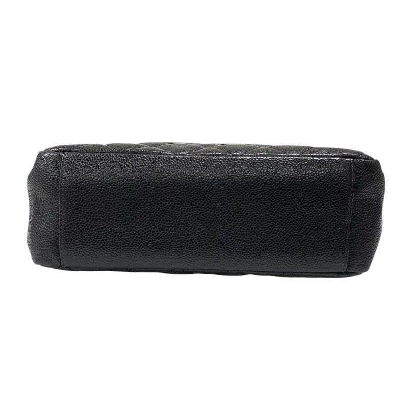 シャネル CHANEL PSTチェーントートバッグ A50994 ブラック ゴールド金具 キャビアスキン レディース ショルダーバッグ