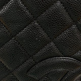 シャネル CHANEL PSTチェーントートバッグ A50994 ブラック ゴールド金具 キャビアスキン レディース ショルダーバッグ