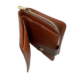 ルイ・ヴィトン LOUIS VUITTON コンパクトジップ M61667 ブラウン　ゴールド金具 モノグラム レディース 二つ折り財布