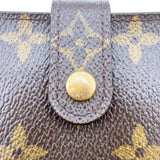 ルイ・ヴィトン LOUIS VUITTON コンパクトジップ M61667 ブラウン　ゴールド金具 モノグラム レディース 二つ折り財布