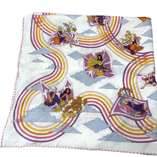 エルメス HERMES カレ65　CARRES VOLANTS シルク レディース スカーフ