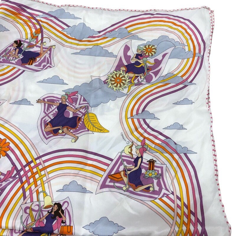 エルメス HERMES カレ65　CARRES VOLANTS シルク レディース スカーフ