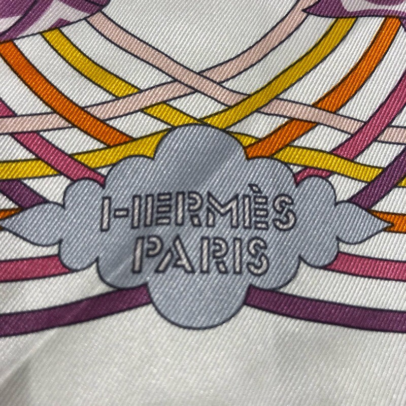 エルメス HERMES カレ65　CARRES VOLANTS シルク レディース スカーフ