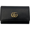 グッチ GUCCI GGマーモント 6連キーケース 456118 ブラック レザー メンズ キーケース