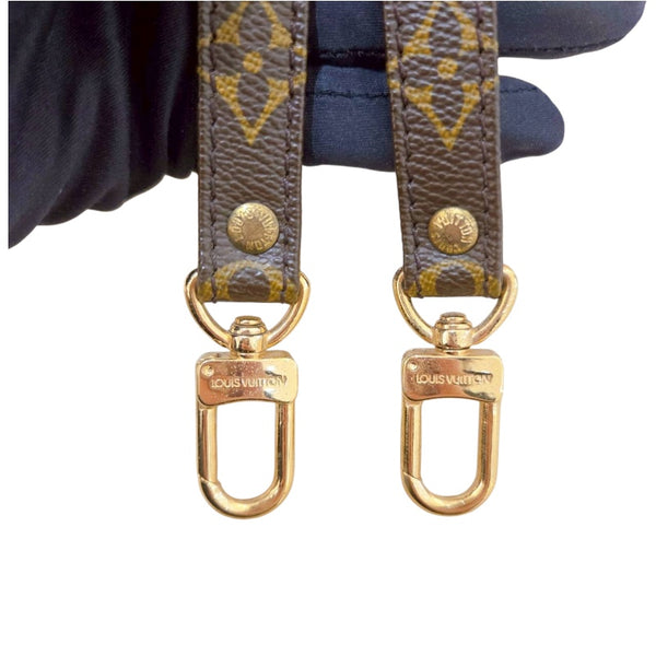 ルイ・ヴィトン LOUIS VUITTON ストラップ ブラウン モノグラム レディース ショルダーストラップ