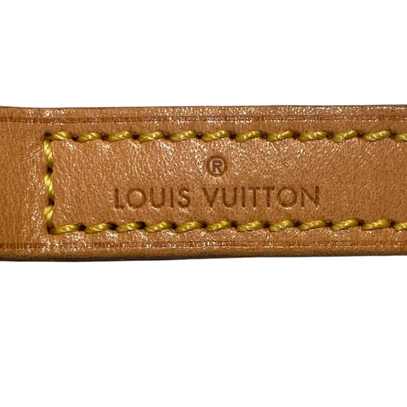 ルイ・ヴィトン LOUIS VUITTON ショルダーストラップ ベージュ　ゴールド金具 レザー ユニセックス ショルダーストラップ