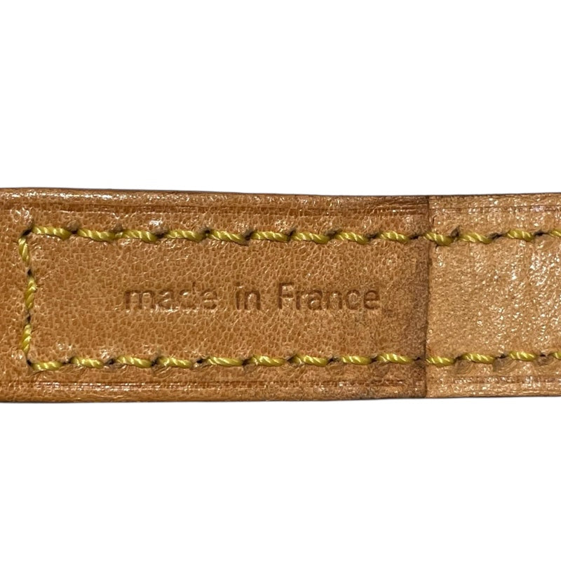 ルイ・ヴィトン LOUIS VUITTON ショルダーストラップ ベージュ　ゴールド金具 レザー ユニセックス ショルダーストラップ